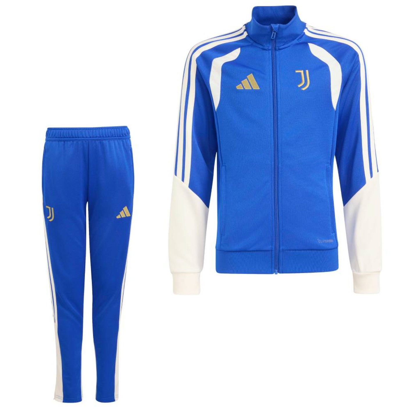 adidas Juventus Trainingspak 2026-2027 Kids Blauw Wit Goud
