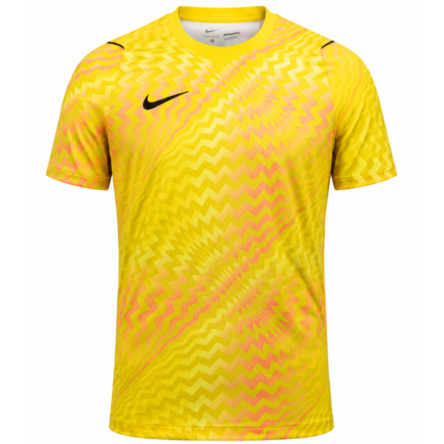 Nike Dri-FIT Gardien VI Keepersshirt Lichtgeel Zwart