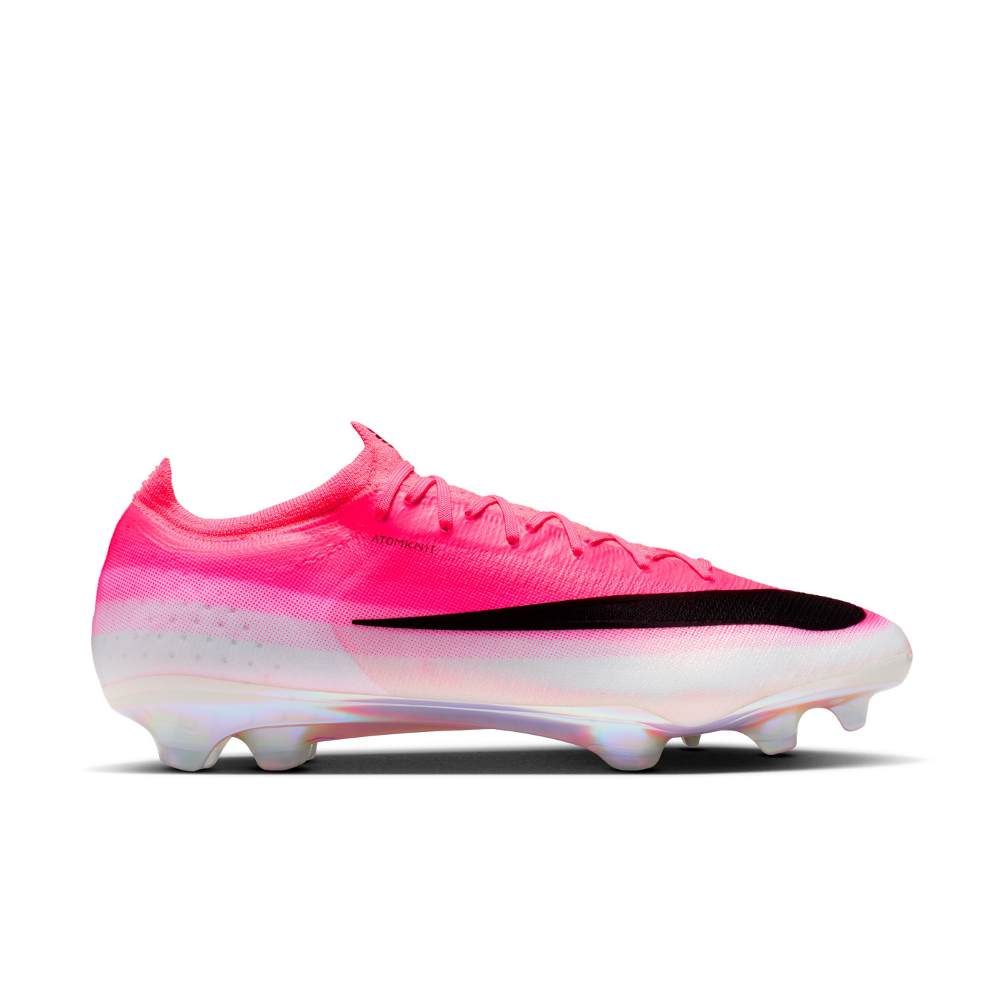 Nike Mercurial Vapor 17 Elite Gras Voetbalschoenen (FG) Felroze Wit Zwart