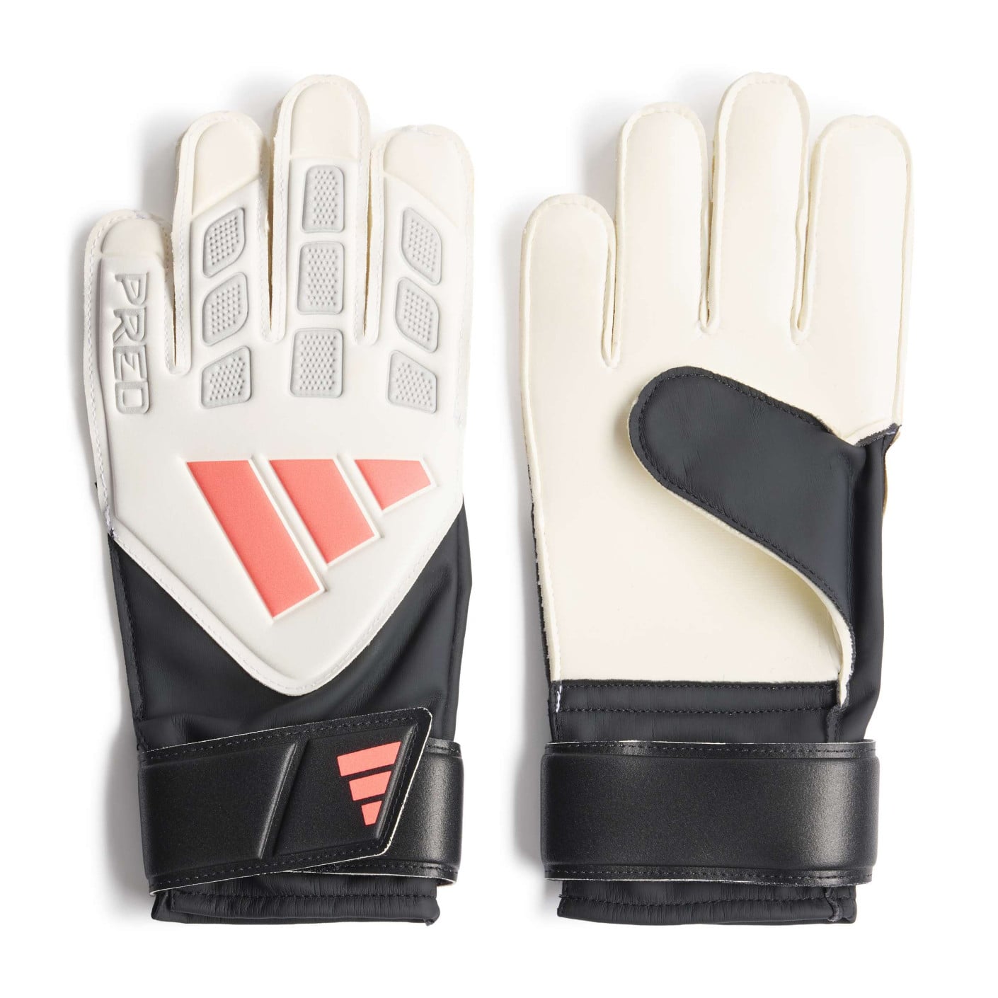 adidas Predator Training Kids Goalkeeper Gloves White Black Pink