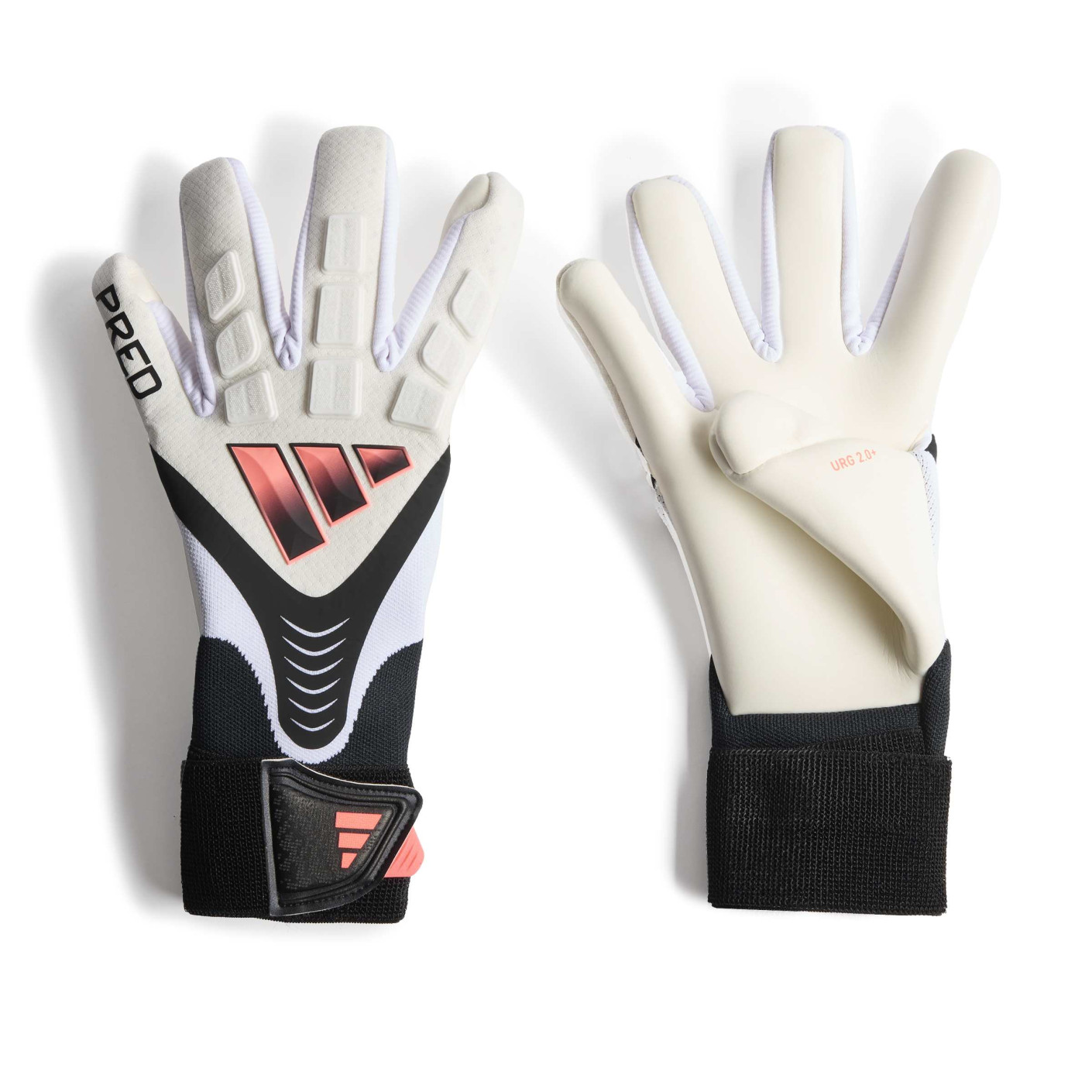 adidas Predator Pro Strap Keepershandschoenen Wit Zwart Roze