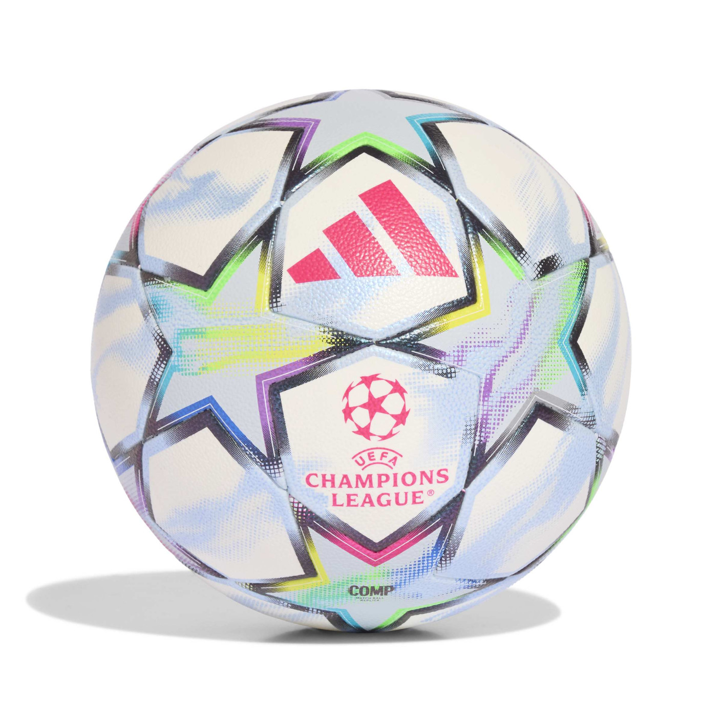 adidas UEFA Champions League Competition Voetbal Maat 5 2026-2027 Wit Roze Multicolor
