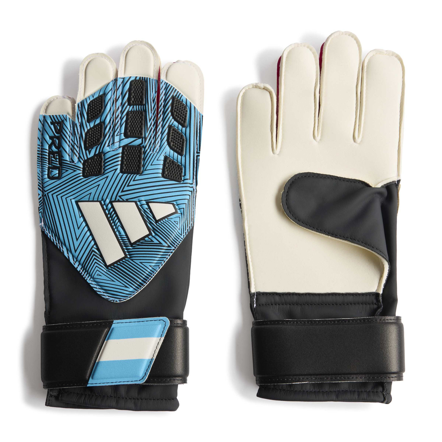 adidas Predator Training Keepershandschoenen Kids Zwart Lichtblauw Wit Felroze