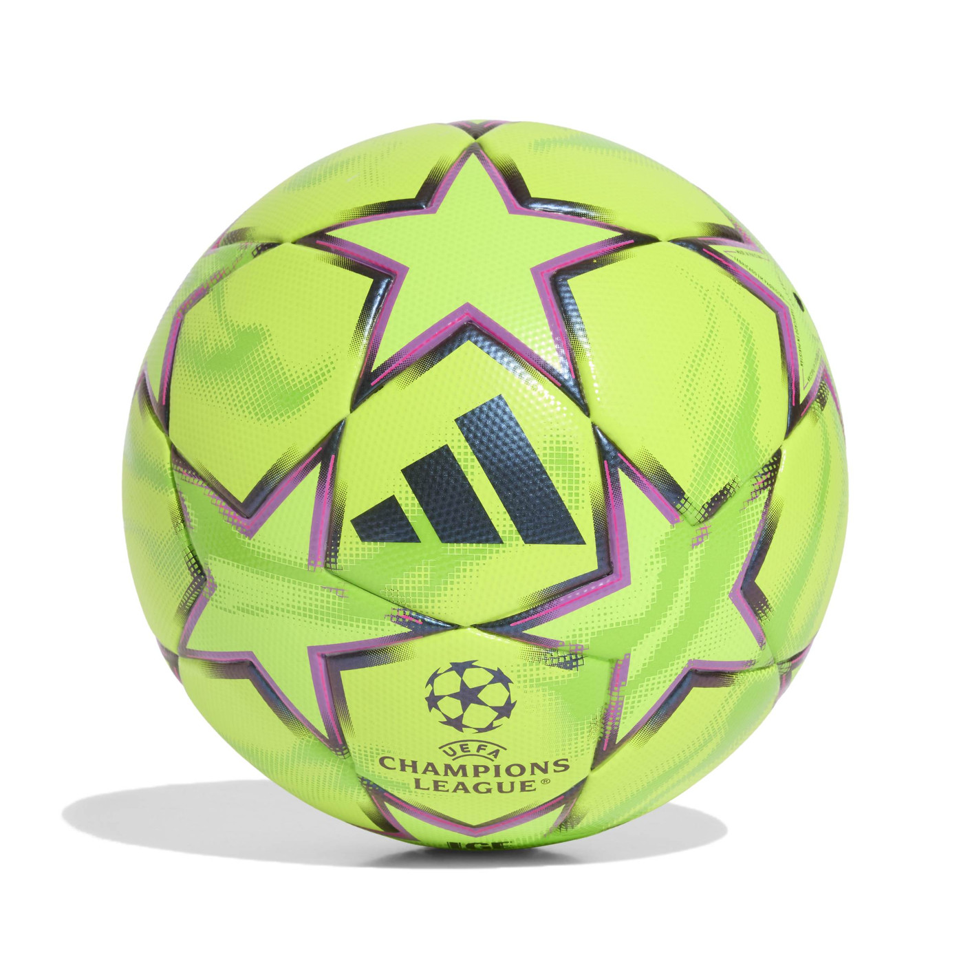 adidas UEFA Champions League Winter Football Size 5 2026-2027 Lime Green Black Purple