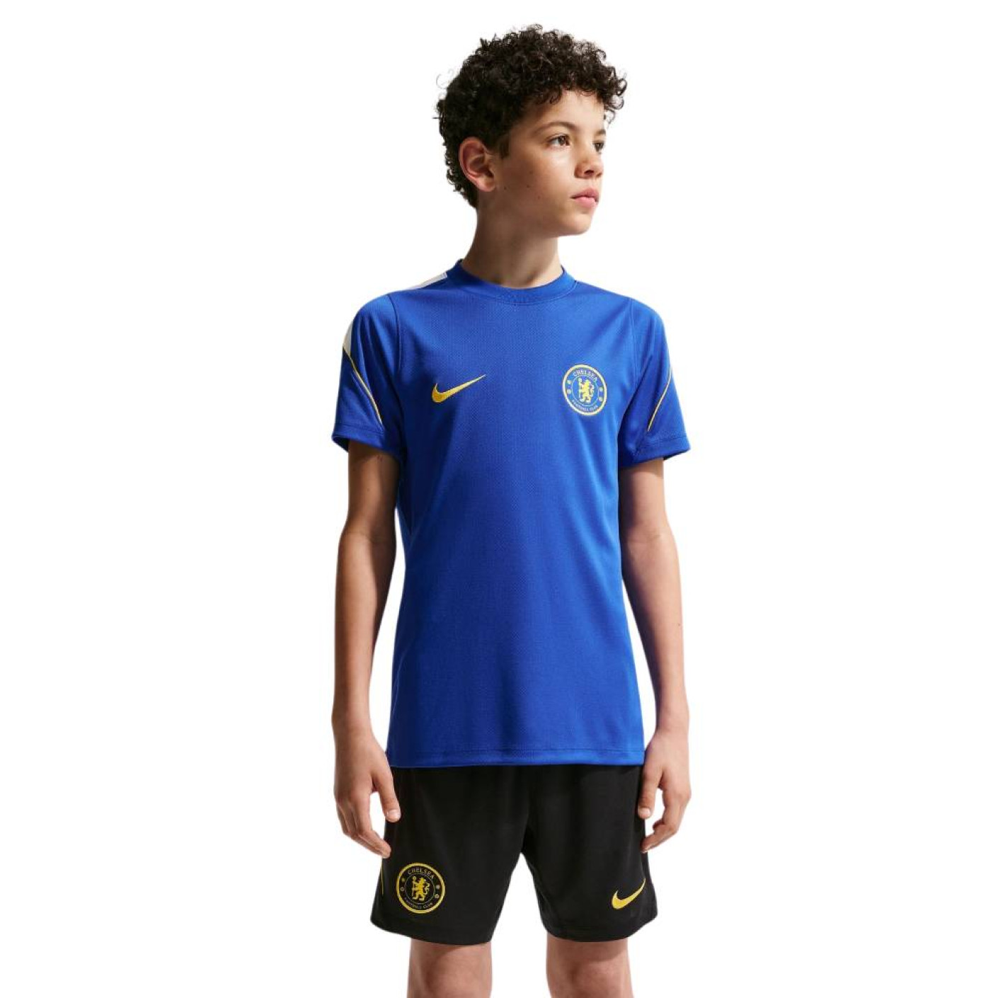 Nike Chelsea Strike Training Set 2026-2027 Kids Blue Dark Blue Golden Yellow White