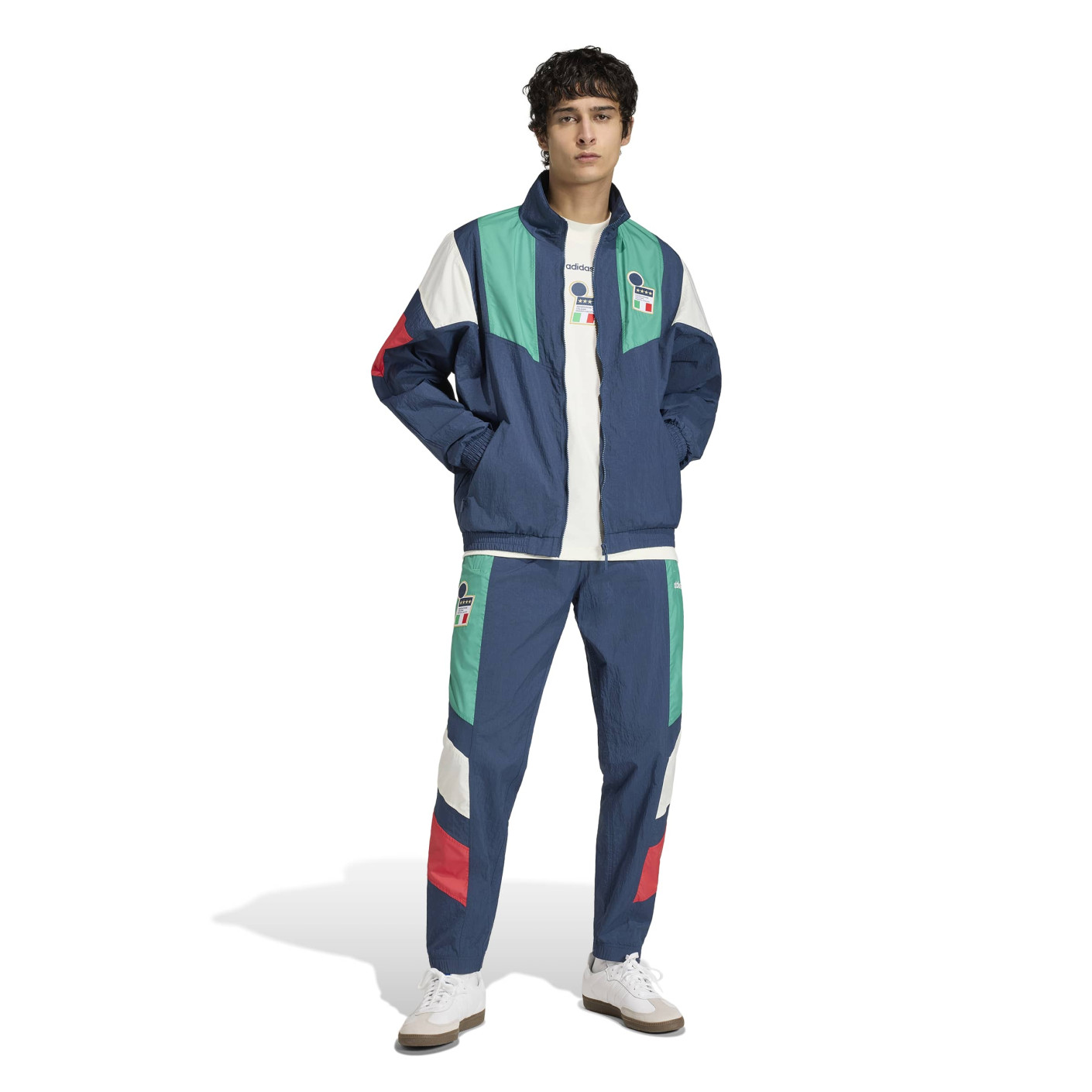 adidas Italy EQT Tracksuit Dark Blue Green White Red