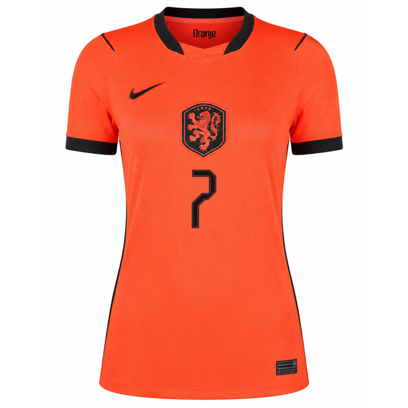 Nike Netherlands Kluivert 7 Home Shirt 2026-2028 Women