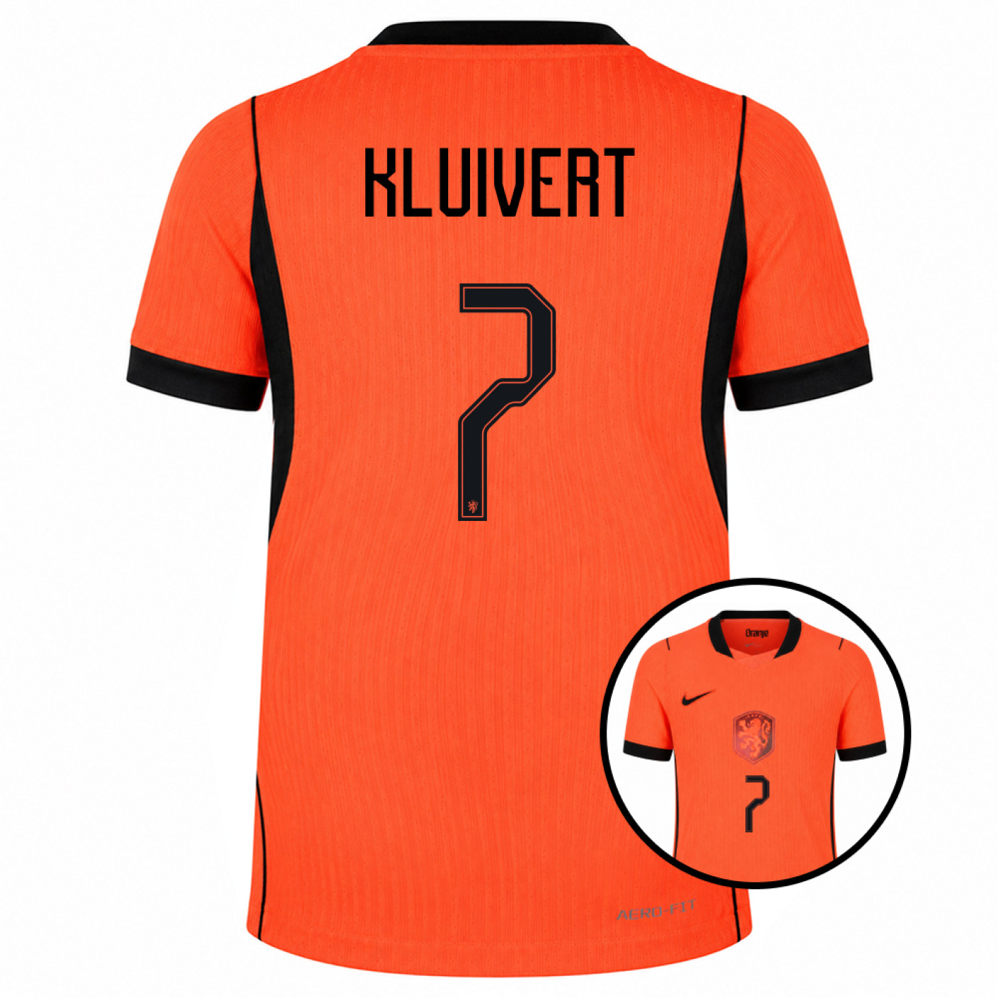 Nike Nederland Kluivert 7 Thuisshirt Authentic 2026-2028 Kids