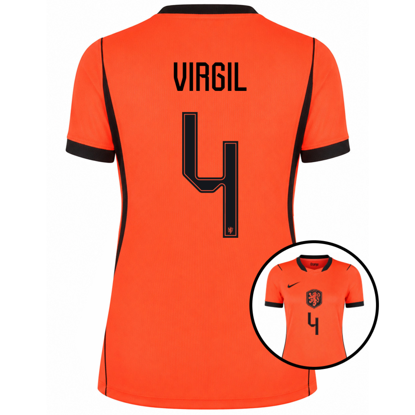 Nike Nederland Virgil 4 Thuisshirt 2026-2028 Dames