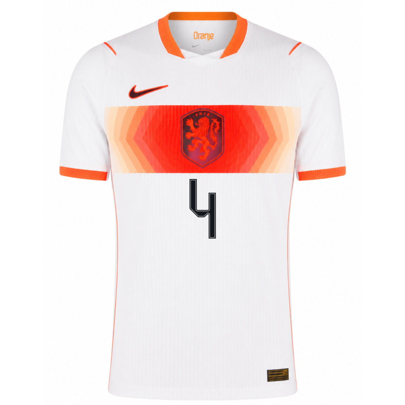 Nike Nederland Virgil 4 Uitshirt Authentic 2026-2028 - Voetbalshop.nl