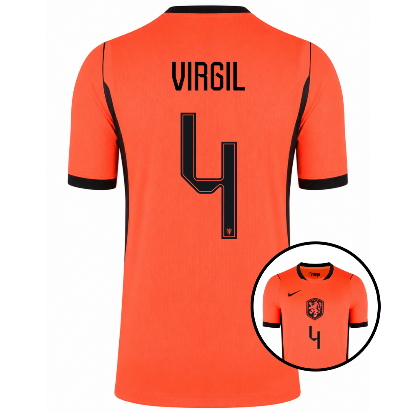 Nike Nederland Virgil 4 Thuisshirt 2026-2028