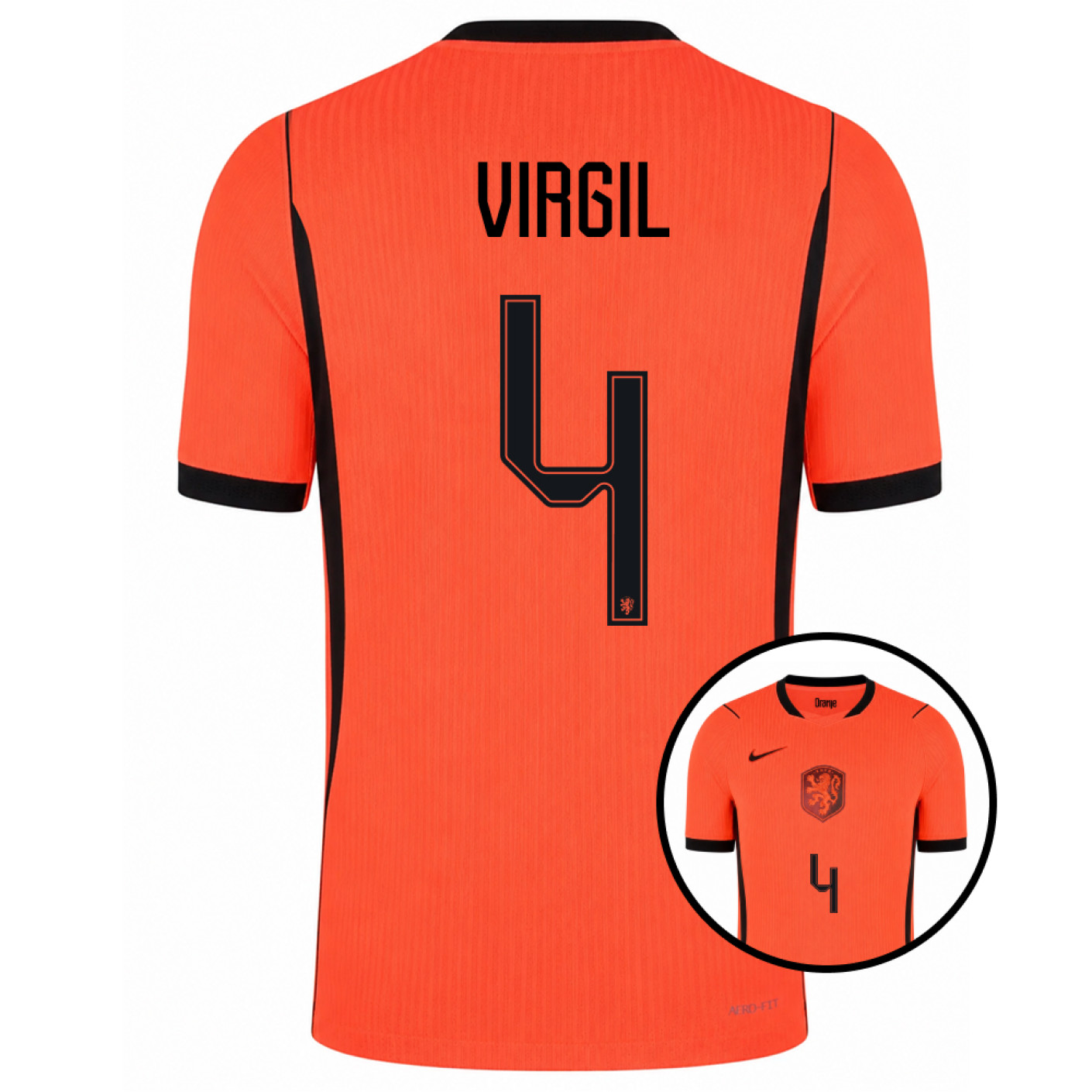 Nike Nederland Virgil 4 Thuisshirt Authentic 2026-2028