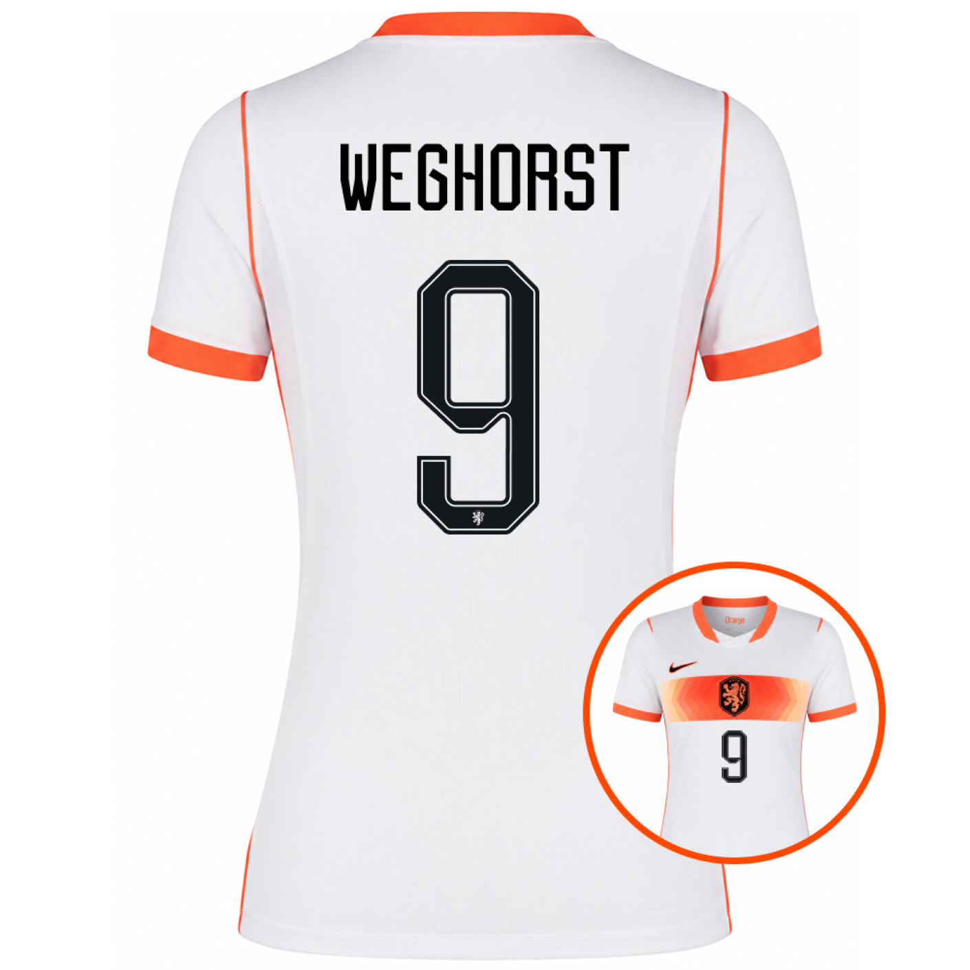 Nike Nederland Weghorst 9 Uitshirt 2026-2028 Dames
