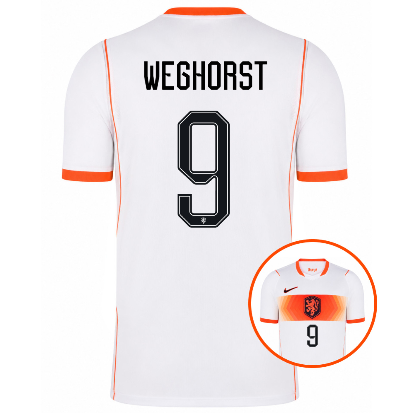 Nike Nederland Weghorst 9 Uitshirt 2026-2028