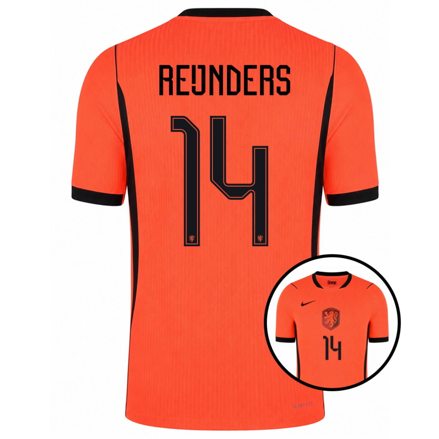 Nike Nederland Reijnders 14 Thuisshirt Authentic 2026-2028
