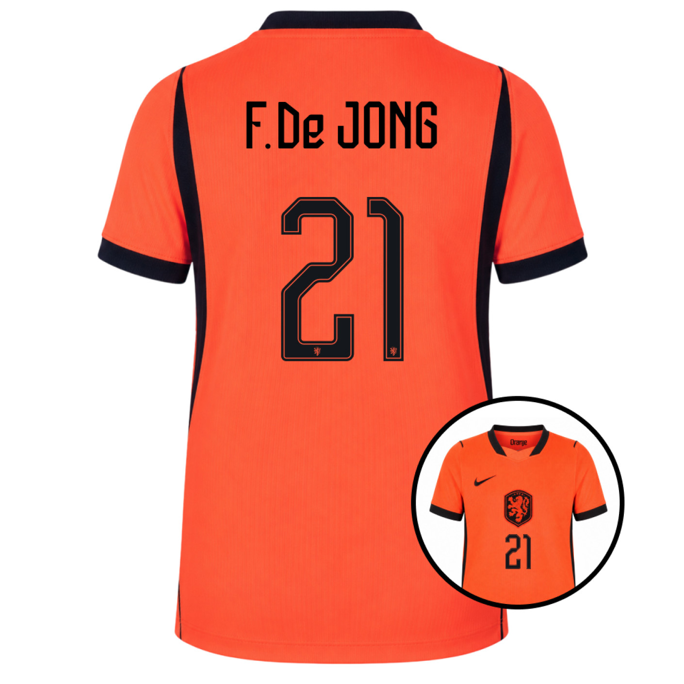 Nike Nederland F. De Jong 21 Thuisshirt 2026-2028 Kids