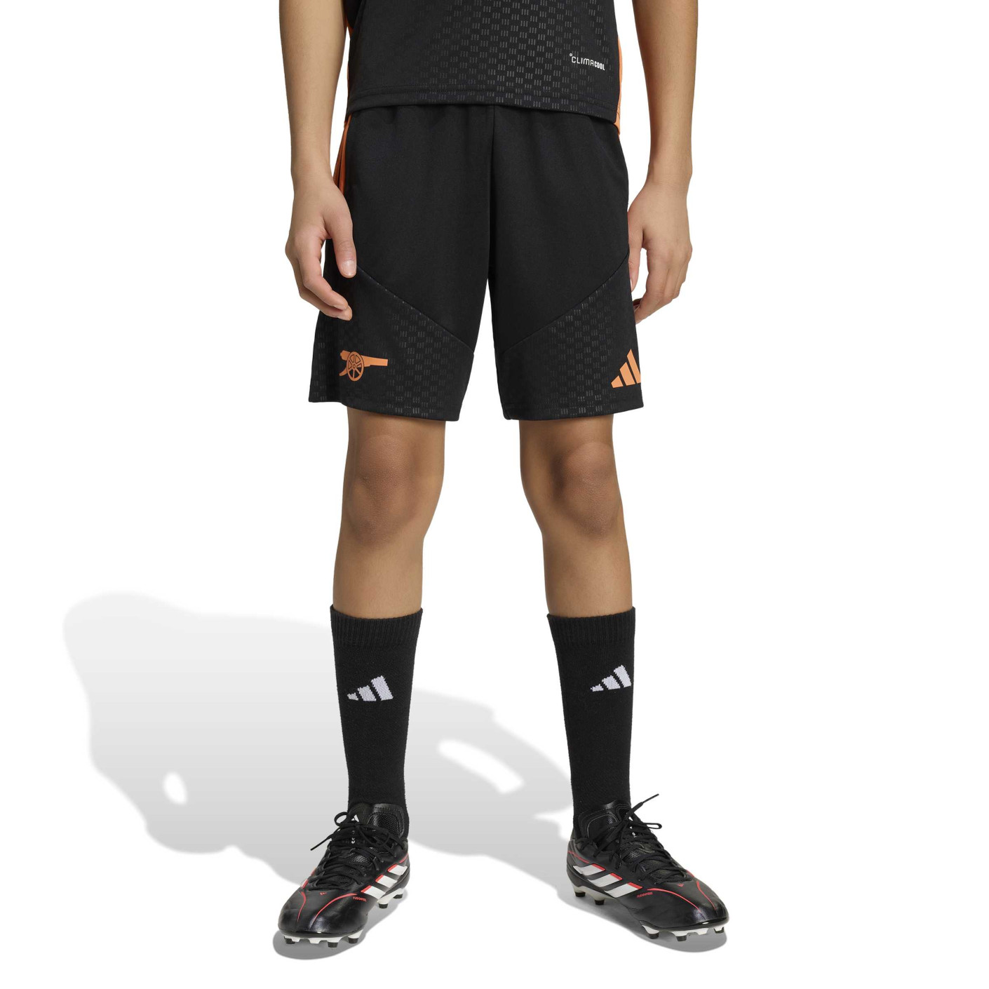 adidas Arsenal Training Short 2026-2027 Kids Black Orange
