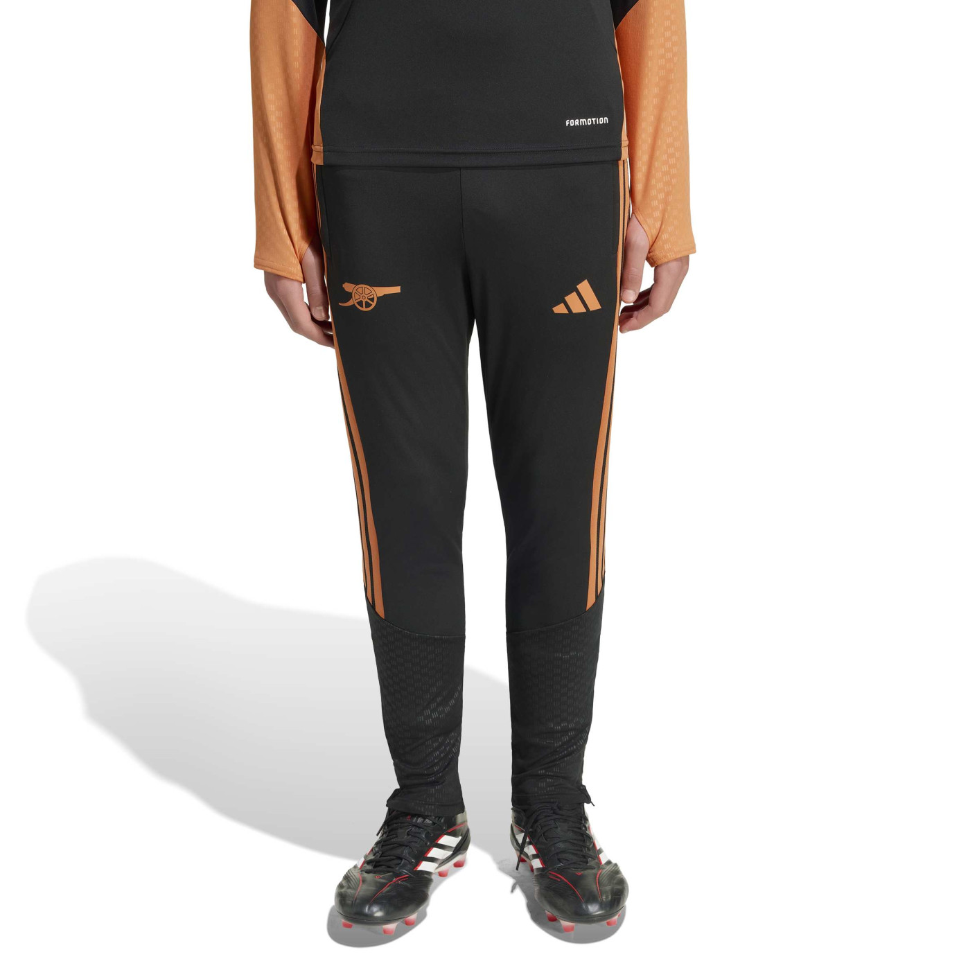 adidas Arsenal Trainingsbroek 2026-2027 Kids Zwart Oranje