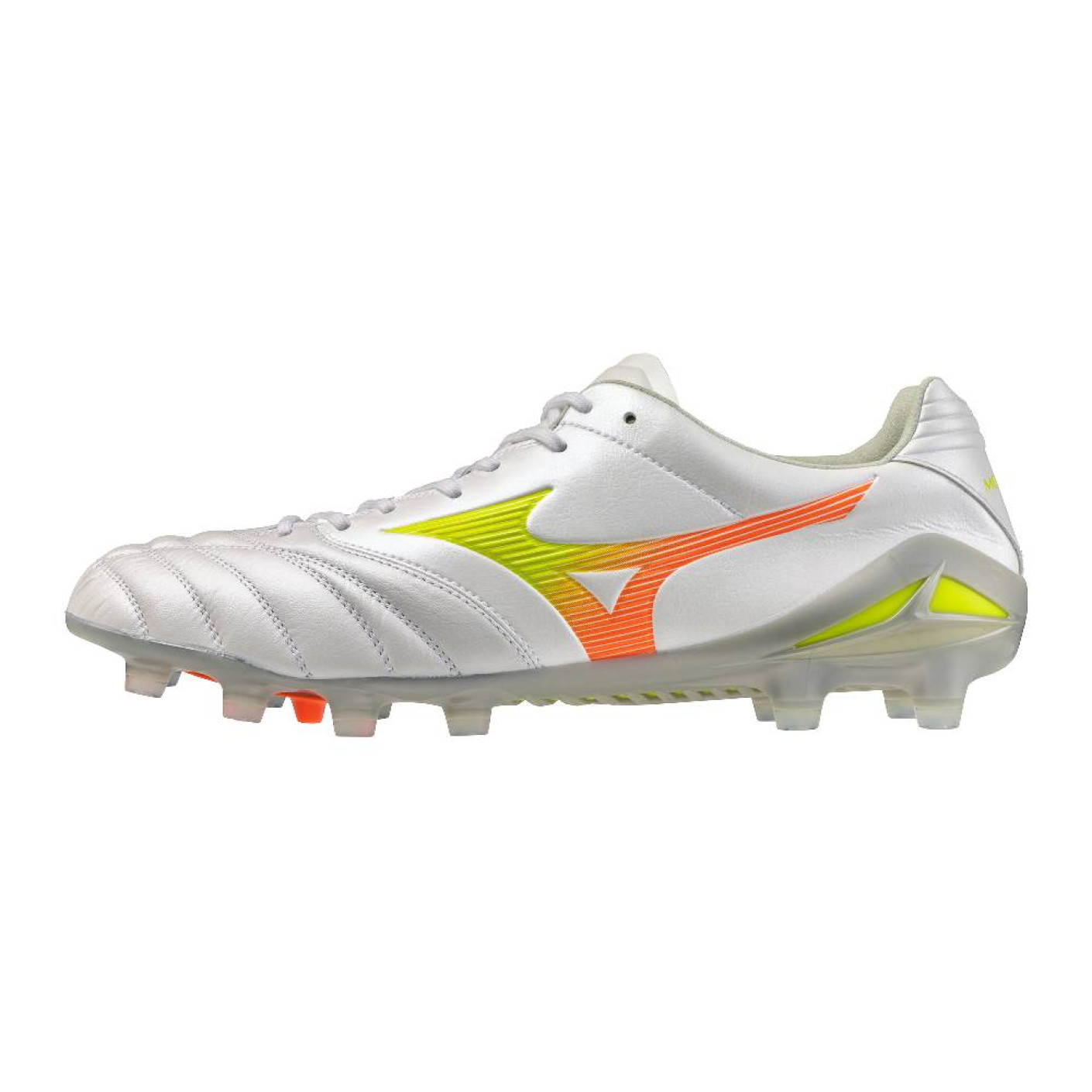 Mizuno Monarcida Neo III Elite Gras Football Boots (FG) White Lime