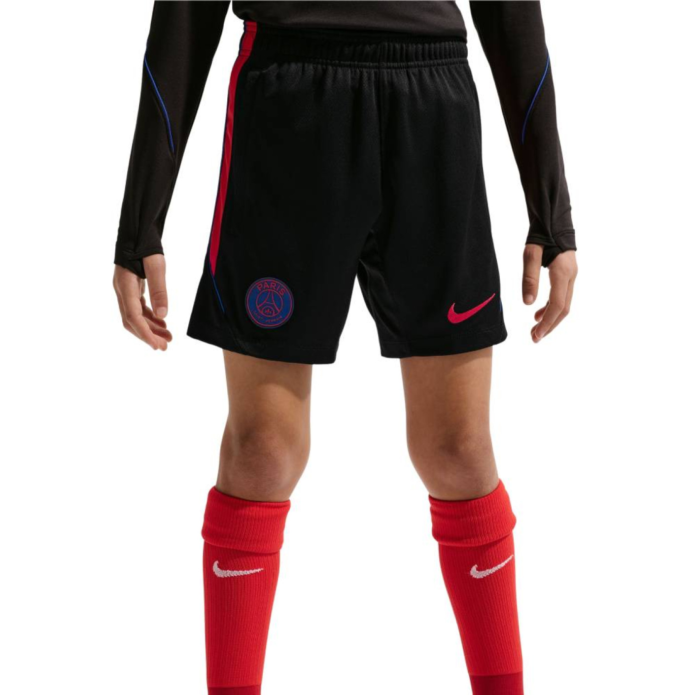 Nike Paris Saint-Germain Strike Training Short 2026-2027 Kids Black Bright Red Dark Blue
