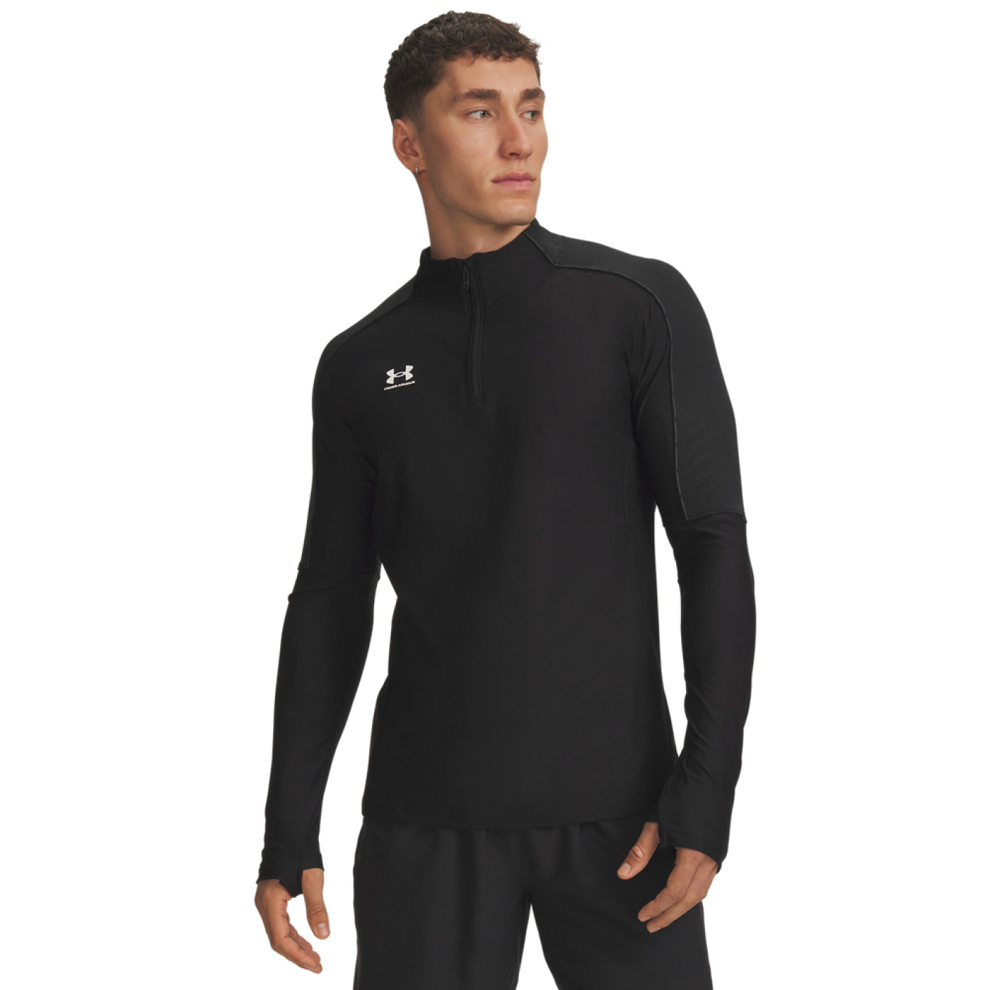 Under Armour Challenger Pro 1/4-Zip Training Sweater Black White