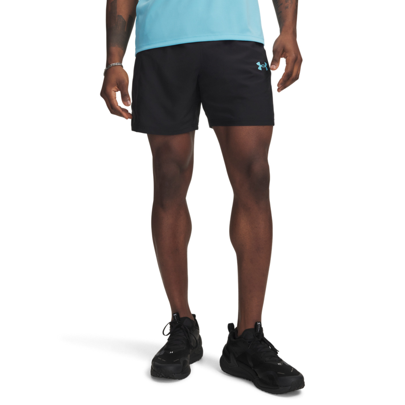 Under Armour Tech Utility Trainingsbroekje Zwart Lichtblauw