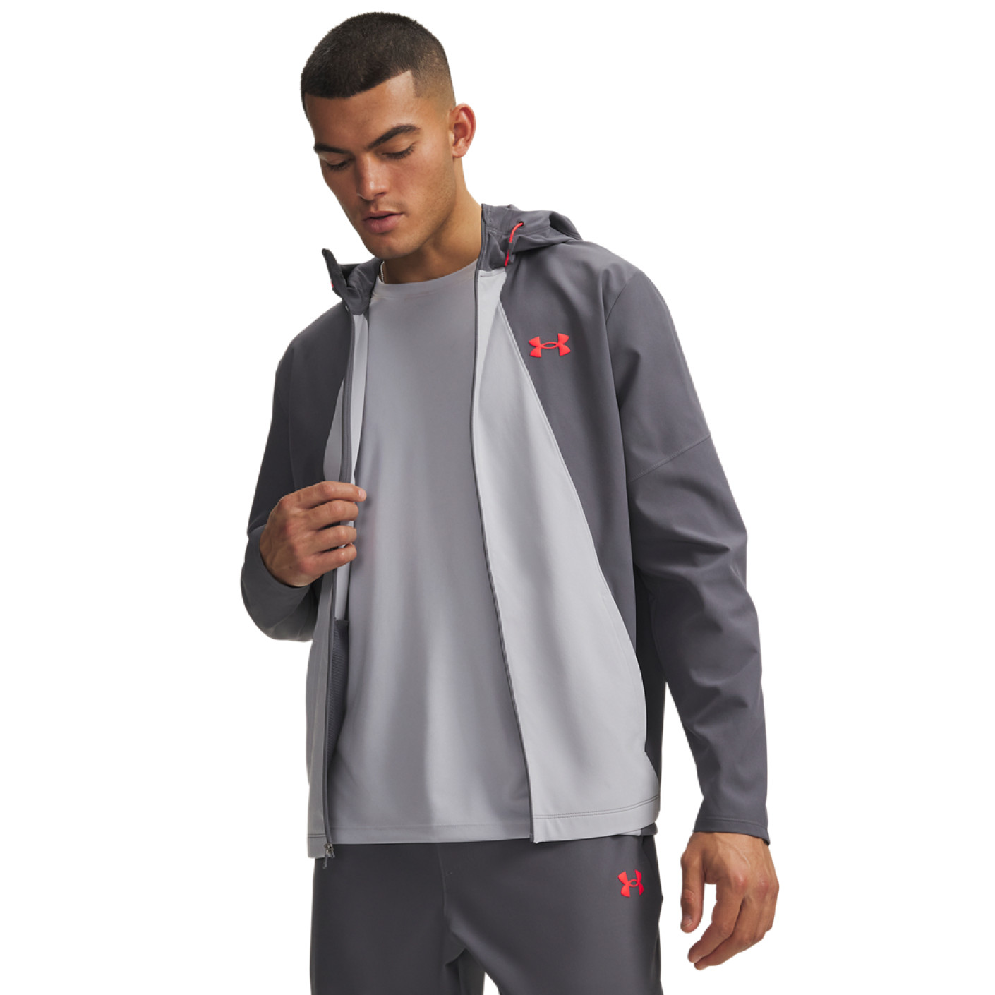 Under Armour Tech Utility Woven Jack Grijs