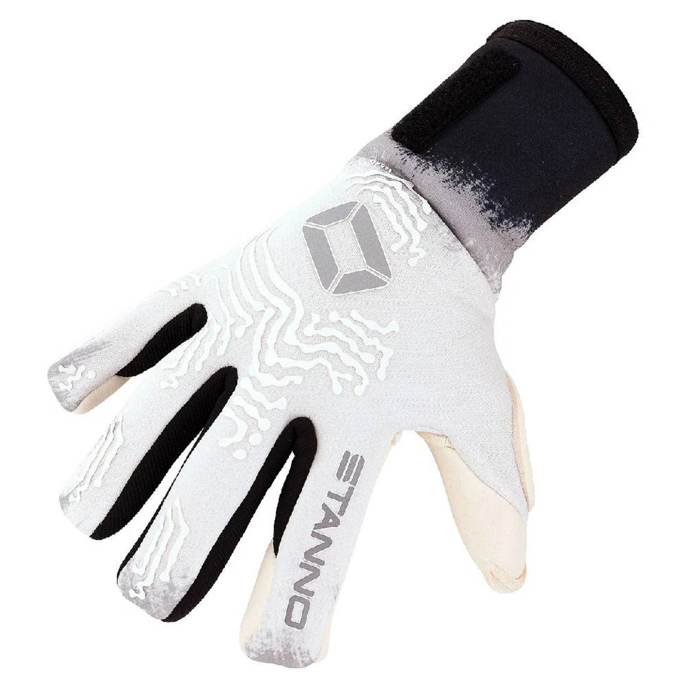 Stanno Ghost Goalkeeper Gloves Kids White Black Grey