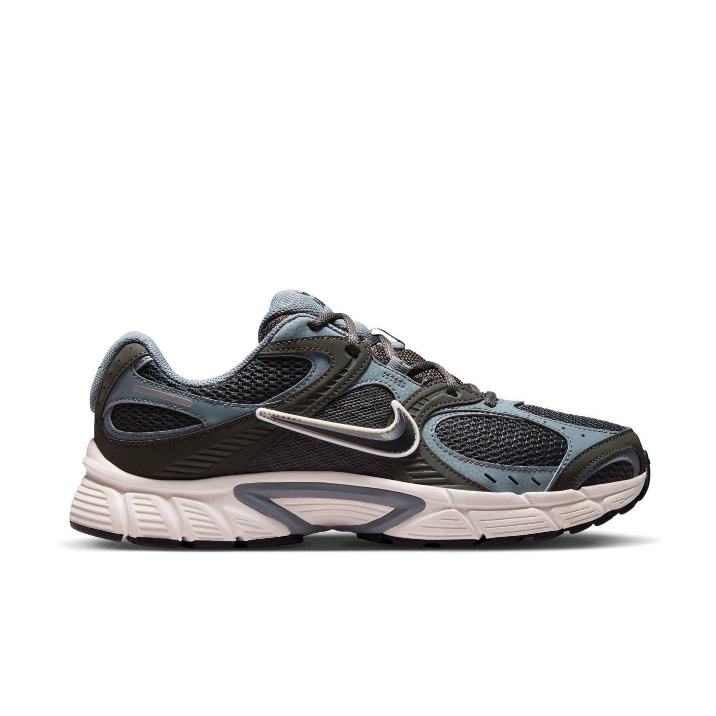 Nike V5 RNR Sneakers Zwart Antraciet Grijs Groen Newsprint
