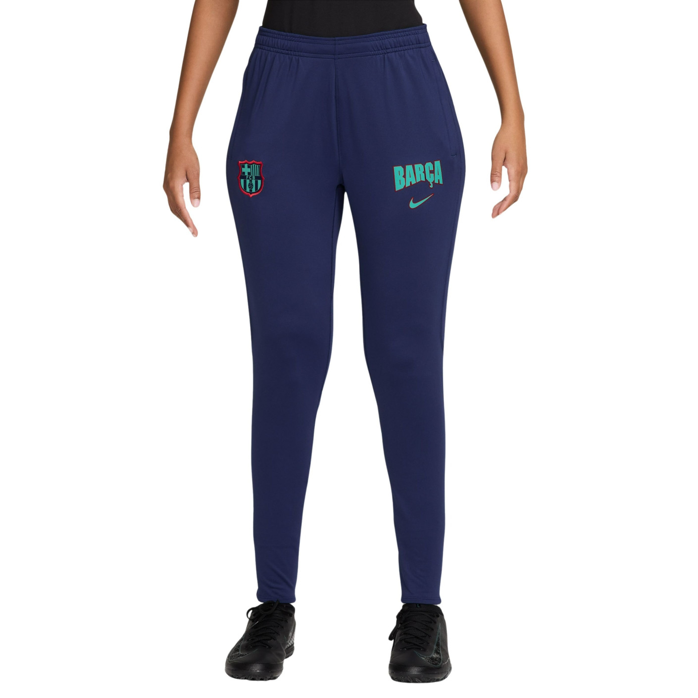 Nike FC Barcelona Strike Training pants 2026-2027 Women Dark Blue Light Green