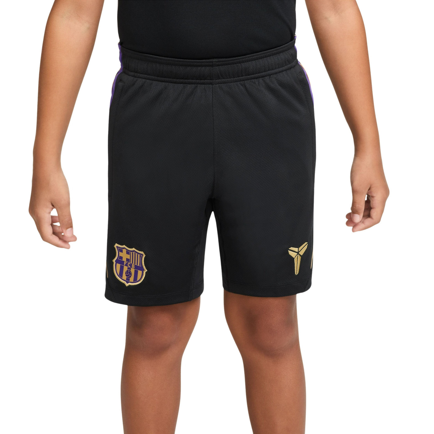 Nike FC Barcelona Strike Training Short 2026-2027 Kids Black Purple Gold
