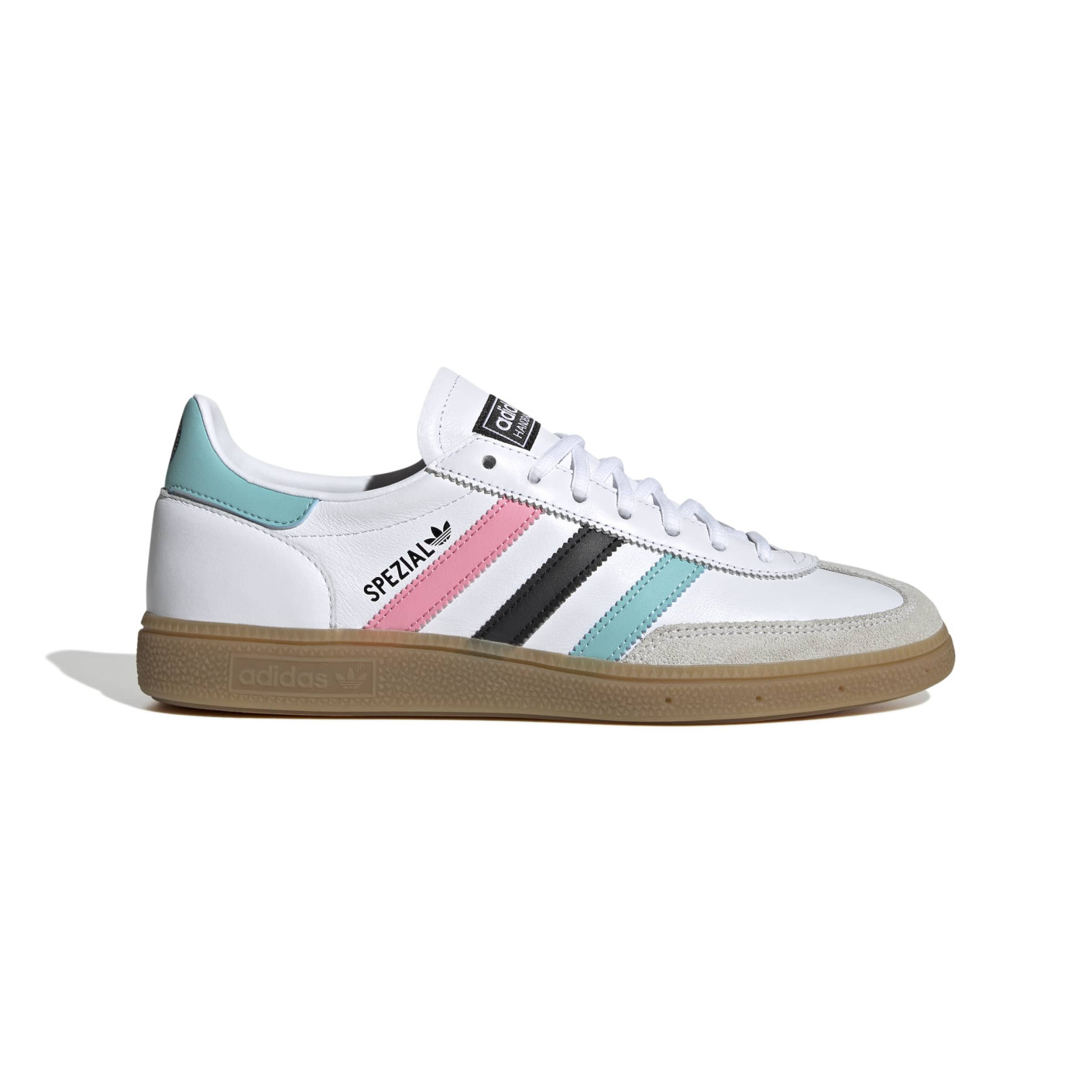 adidas Handball Spezial Inter Miami CF Sneakers Wit Roze Zwart Lichtblauw