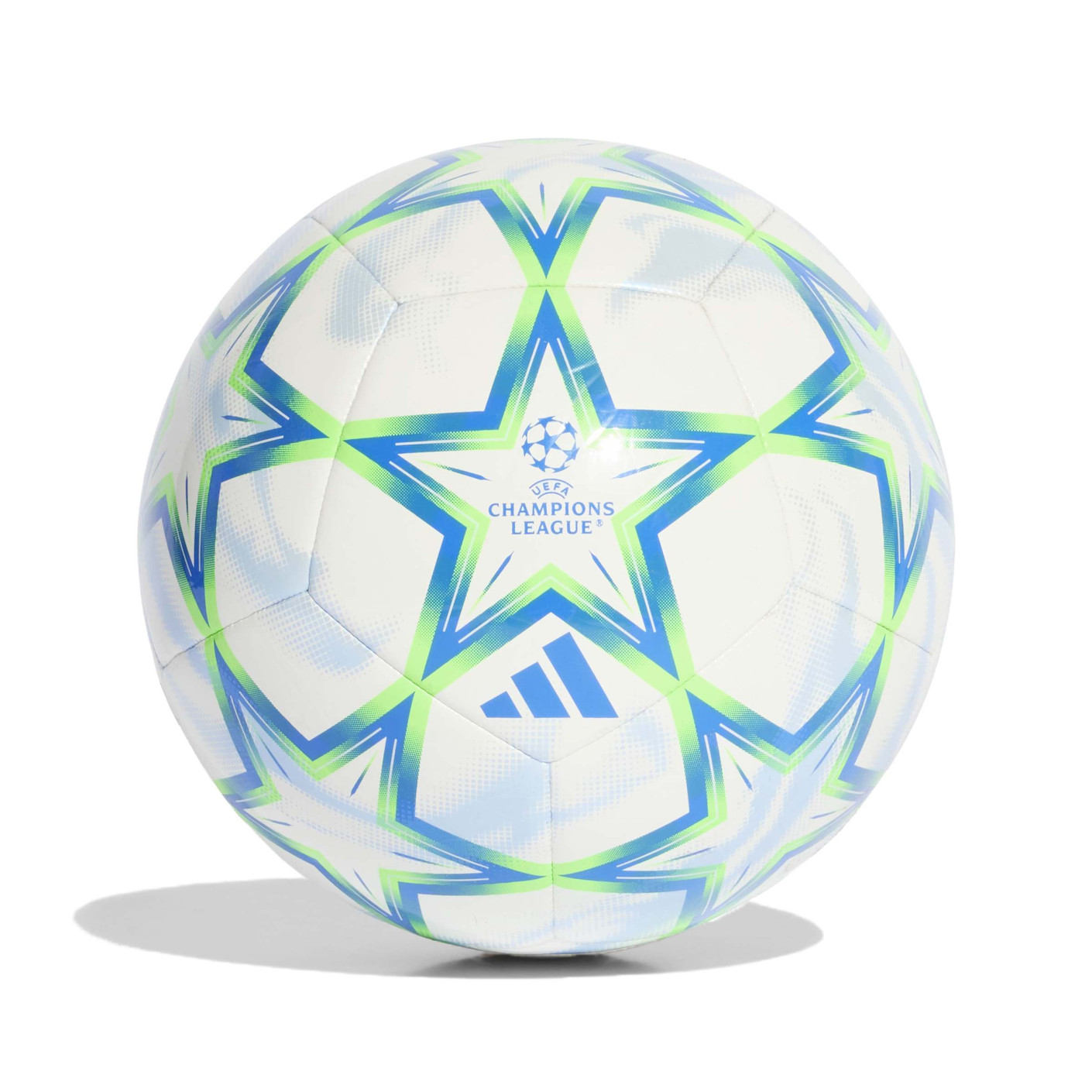 adidas UEFA Champions League Club Voetbal Maat 5 2026-2027 Wit Blauw Neongroen