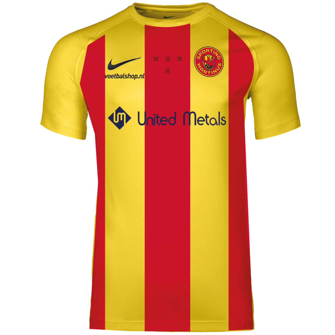 Sporting Martinus Wedstrijdshirt Kids v.a. O14 Geel Rood