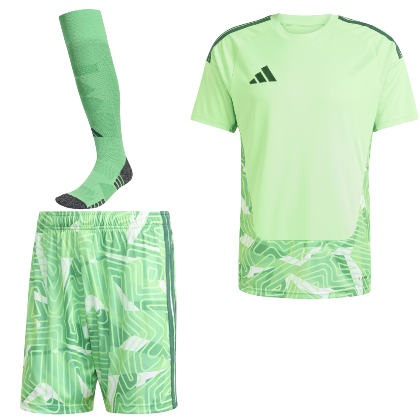 adidas Tiro 26 Competition Keeperstenue Korte Mouwen Lichtgroen