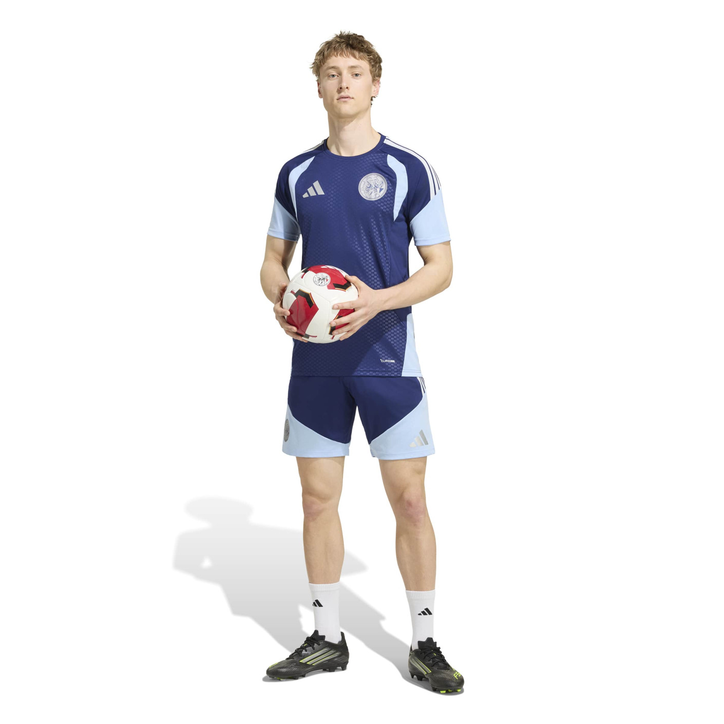 adidas Ajax Training Set 2026-2027 Dark Blue Light Blue