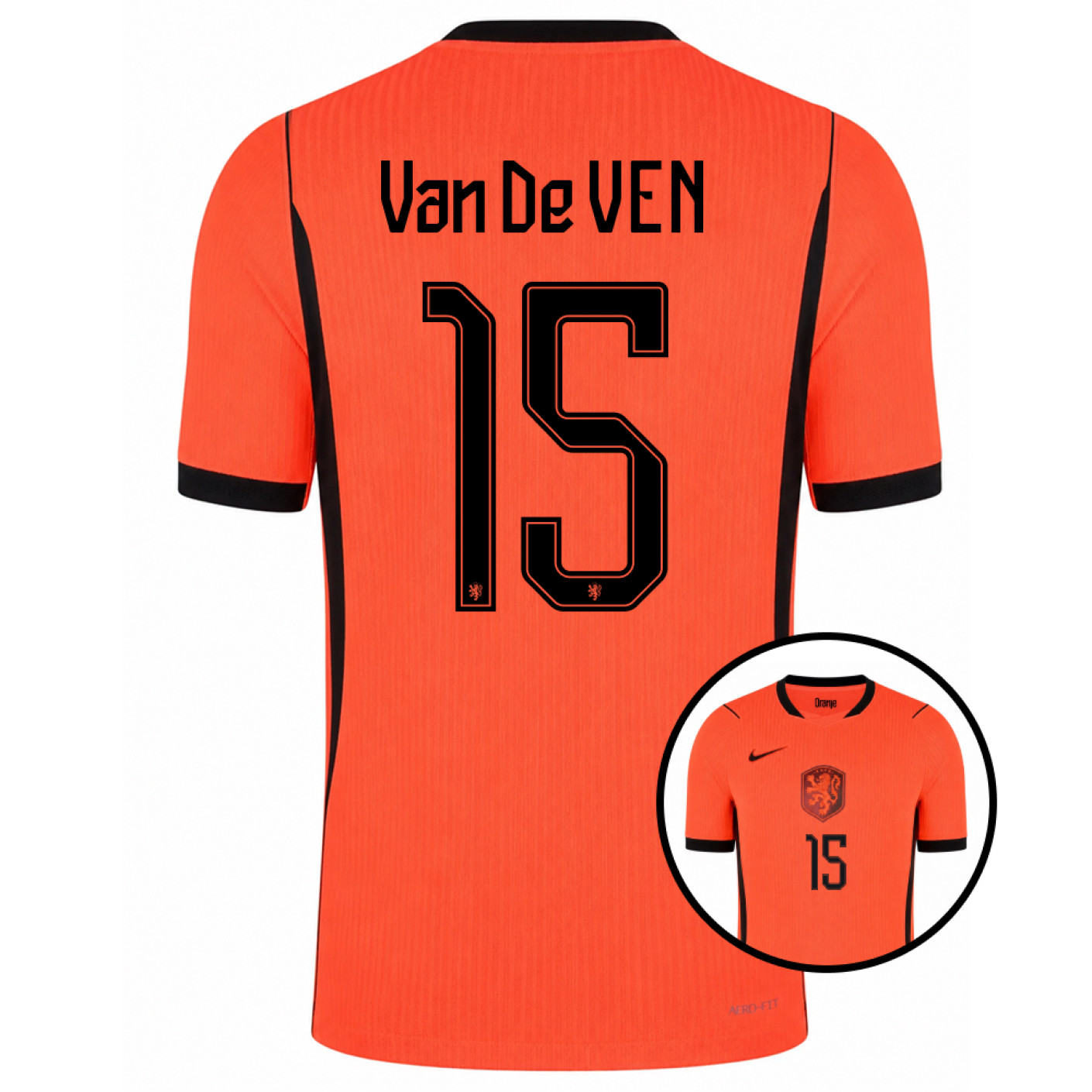 Nike Netherlands Van De Ven 15 Authentic Home Shirt 2026-2028