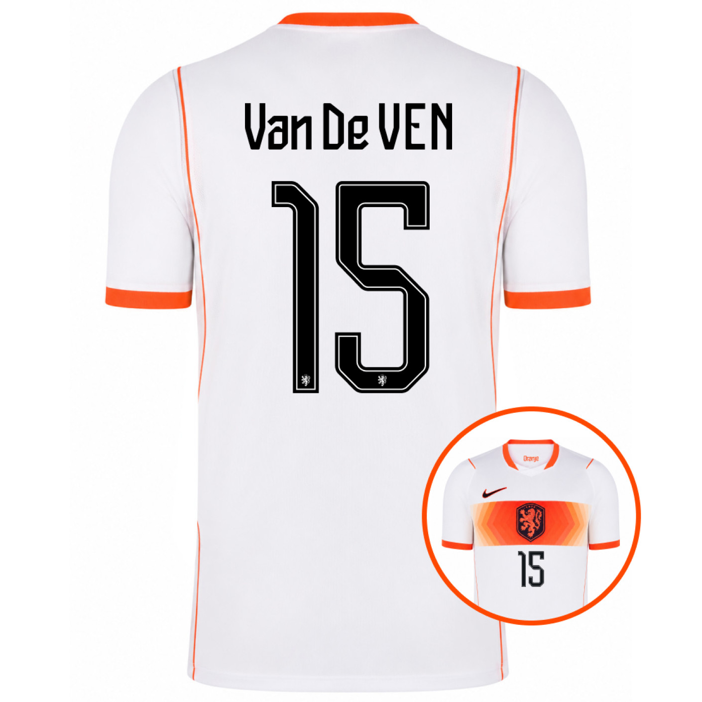 Nike Netherlands Van De Ven 15 Away Shirt 2026-2028