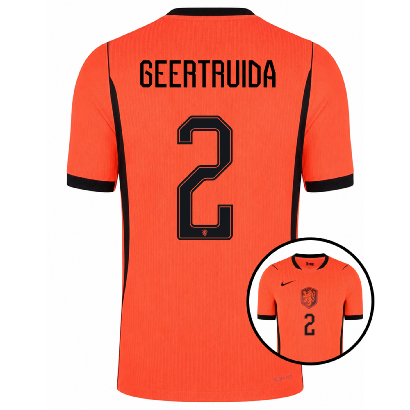 Nike Nederland Geertruida 2 Thuisshirt Authentic 2026-2028