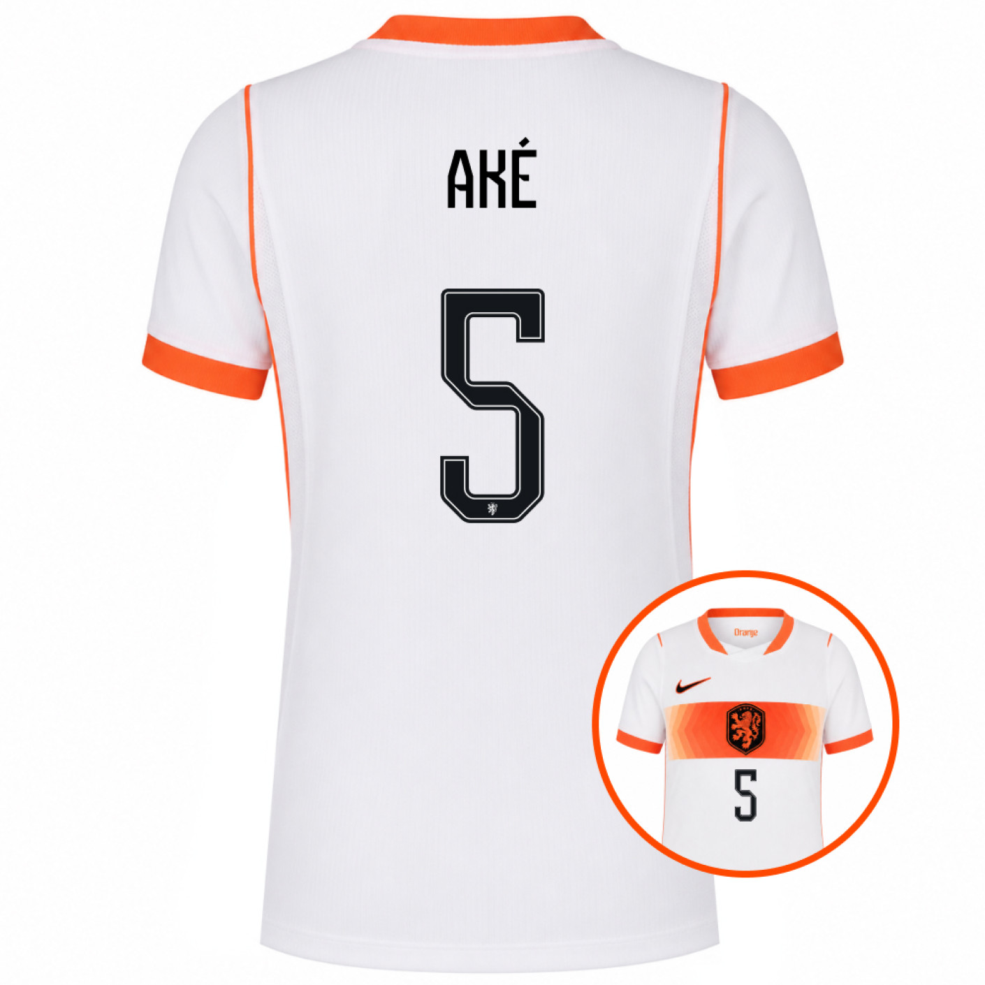 Nike Netherlands Aké 5 Away Shirt 2026-2028 Kids