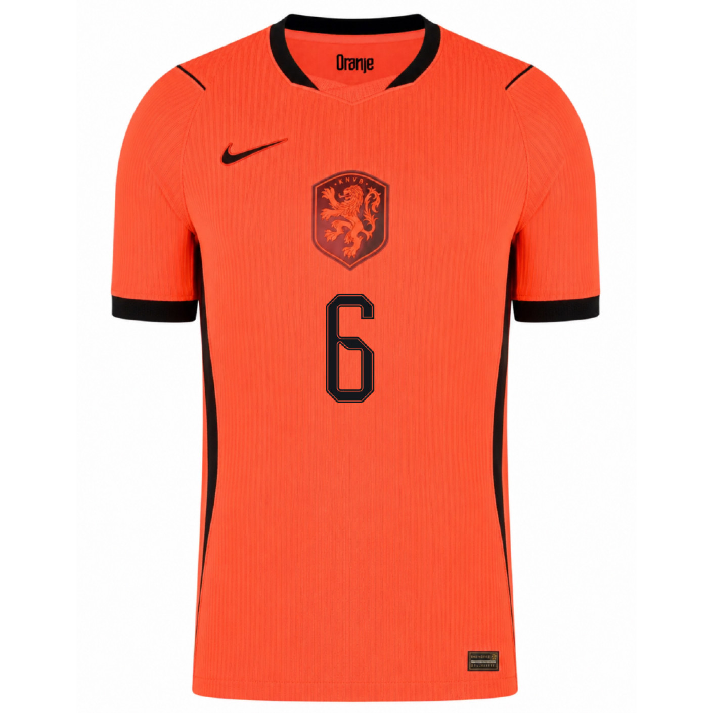 Nike Netherlands Van Hecke 6 Authentic Home Shirt 2026-2028