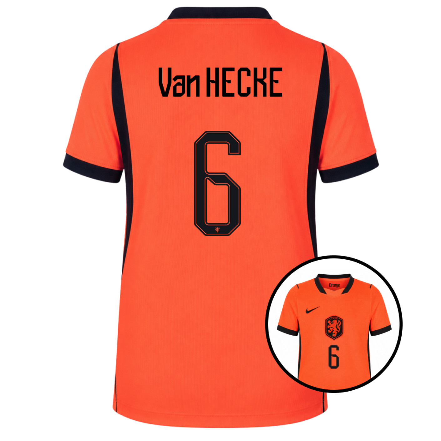 Nike Netherlands Van Hecke 6 Home Shirt 2026-2028 Kids