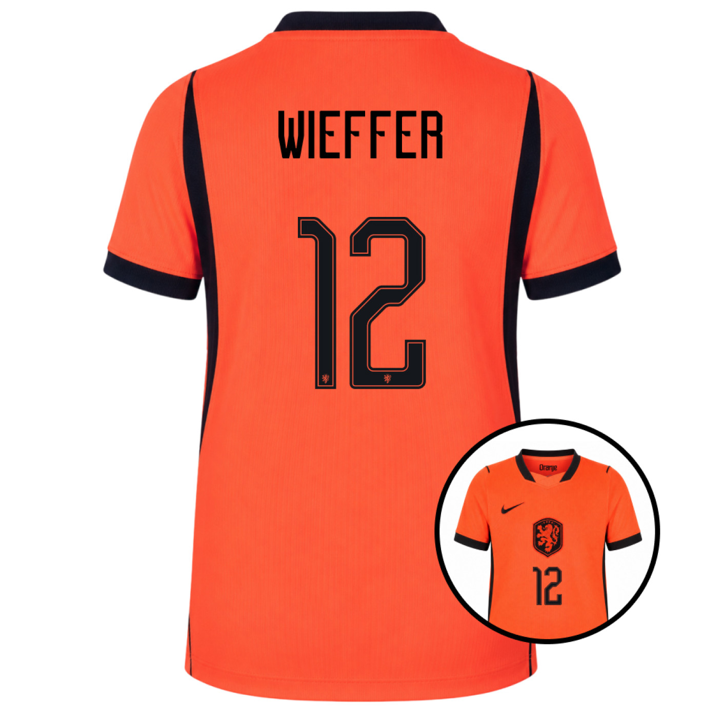 Nike Netherlands Wieffer 12 Home Shirt 2026-2028 Kids