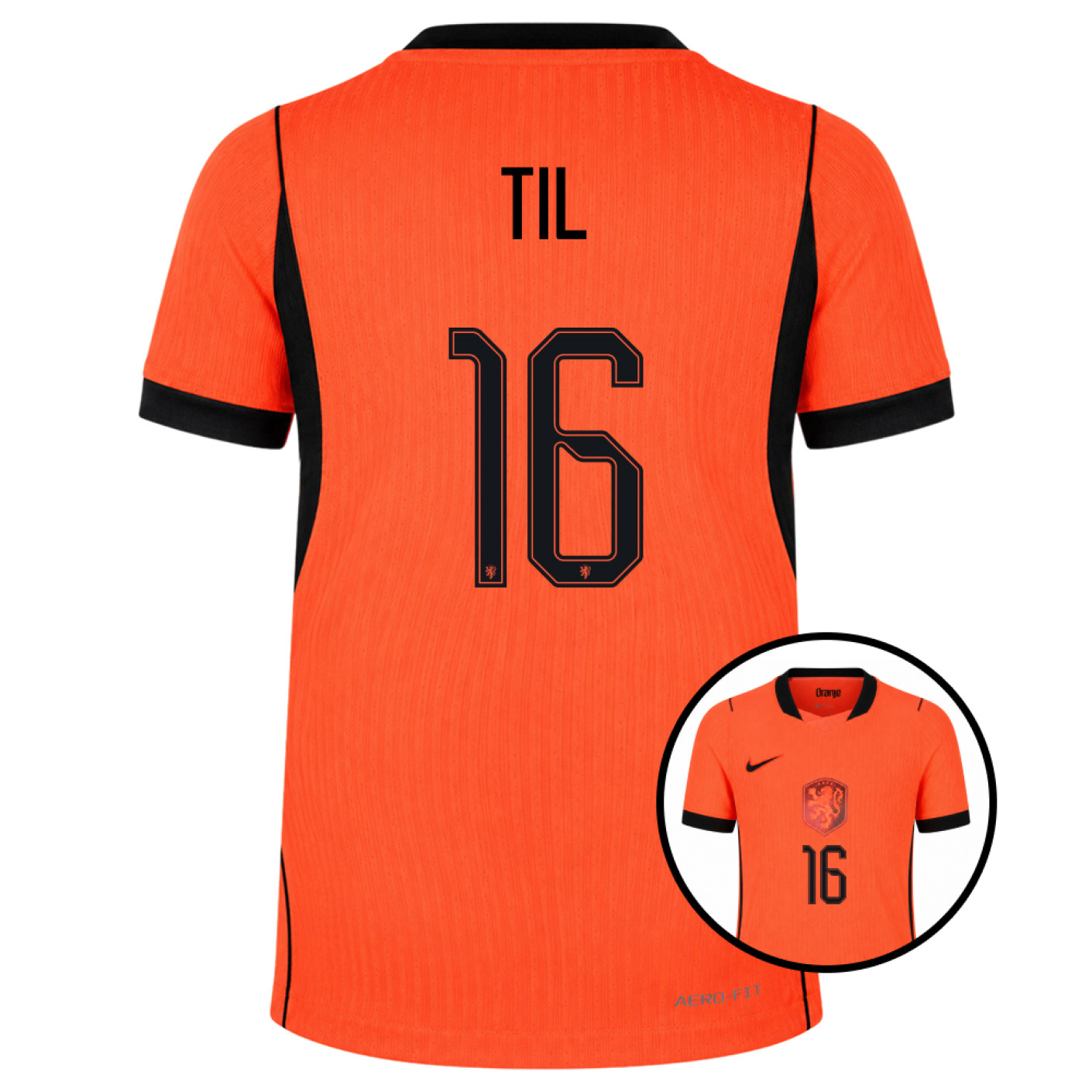 Nike Netherlands Til 16 Authentic Home Shirt 2026-2028 Kids