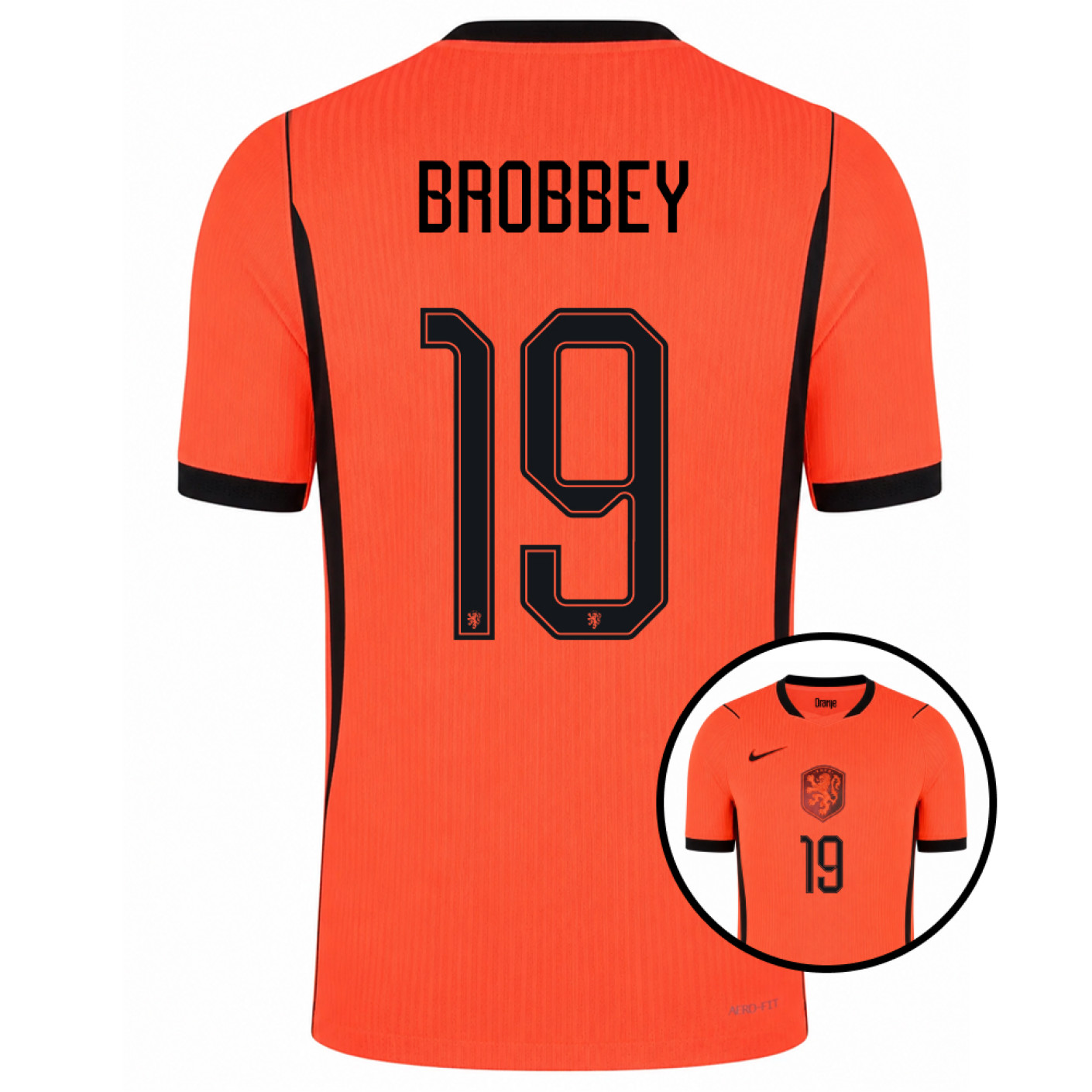 Nike Nederland Brobbey 19 Thuisshirt Authentic 2026-2028
