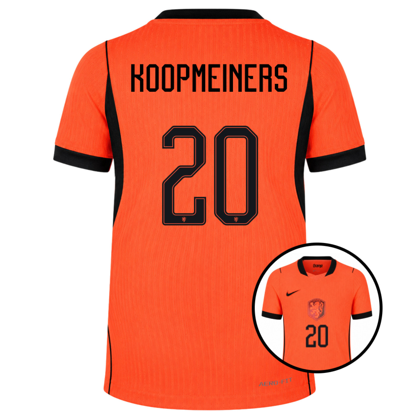 Nike Netherlands Koopmeiners 20 Authentic Home Shirt 2026-2028 Kids
