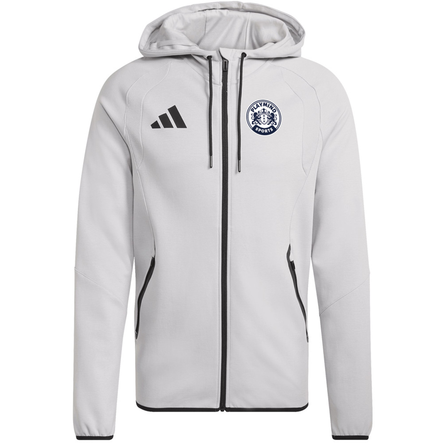Playmind Sports Travel Hoodie Zip Grijs