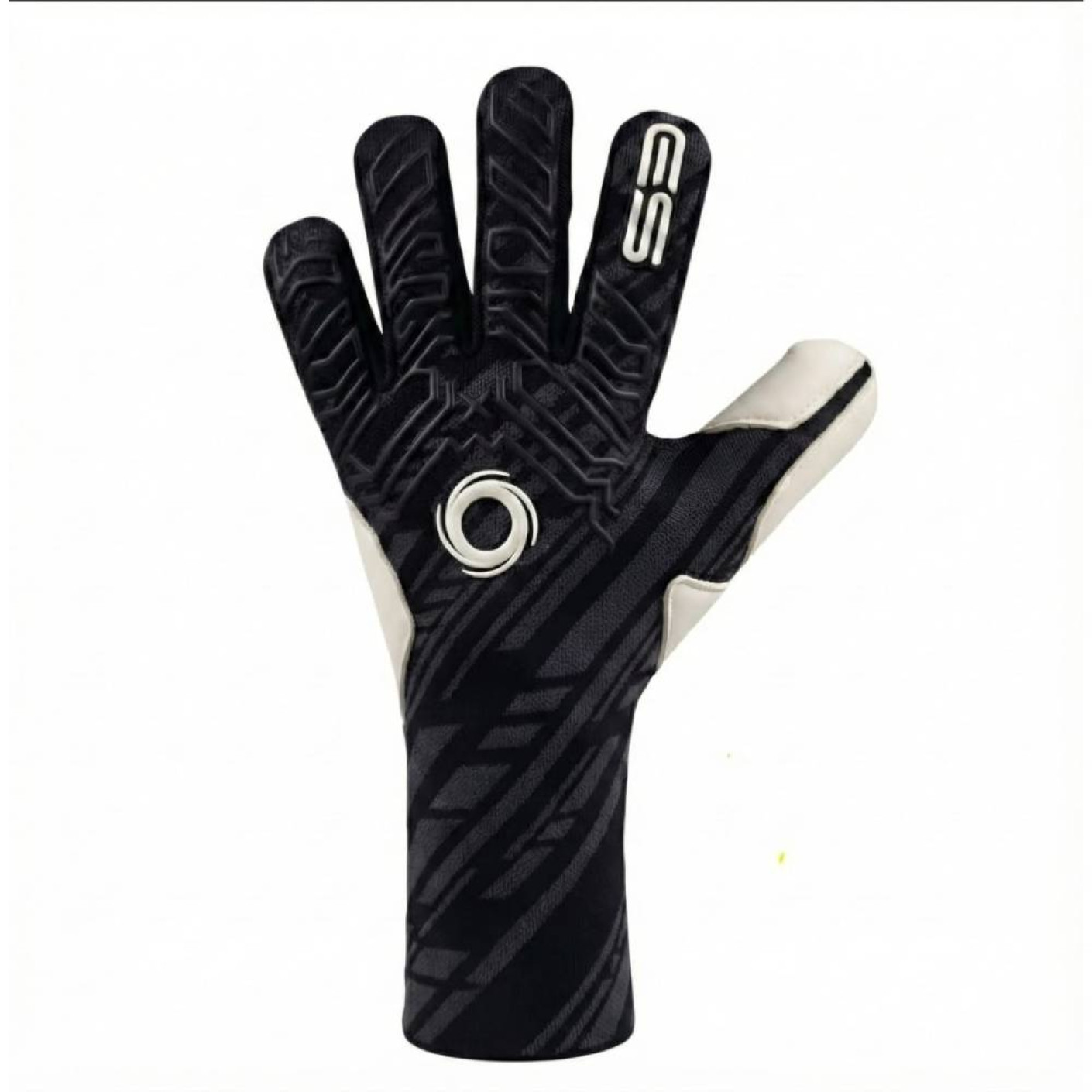 Elite Sport T1B Knit Goalkeeper Gloves Black White