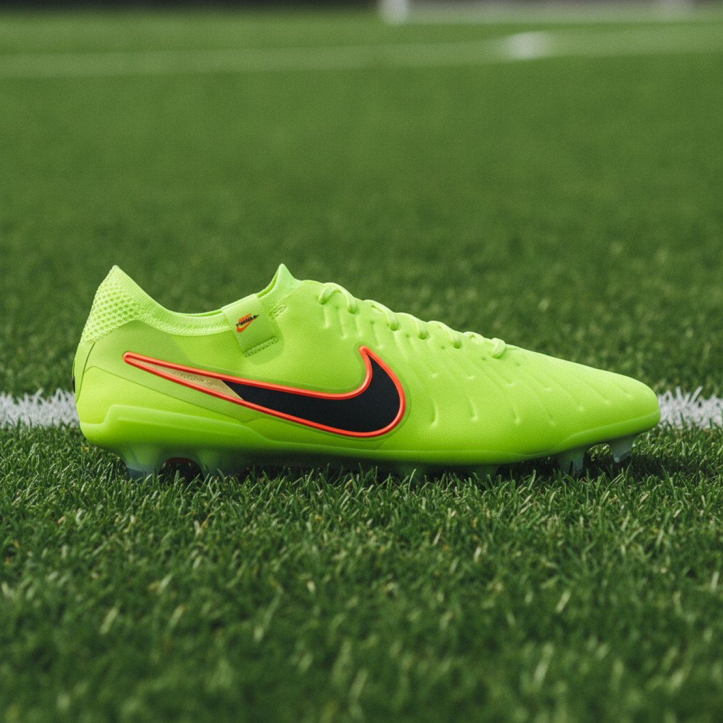 Nike Tiempo Legend 10 Elite Gras Football Boots (FG) Neon Yellow