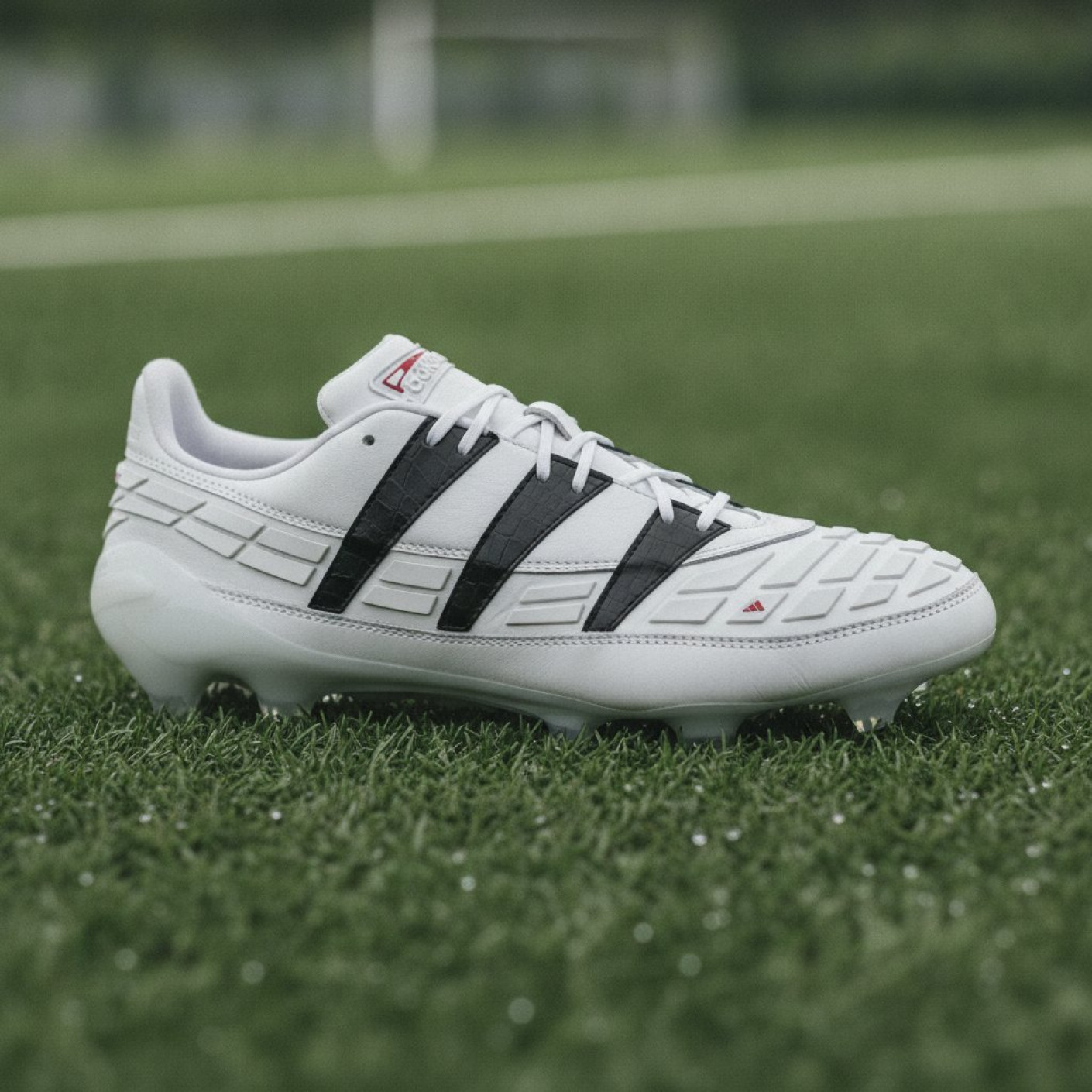 adidas Predator 94 Reverse Gras (FG) Football Boots White Black